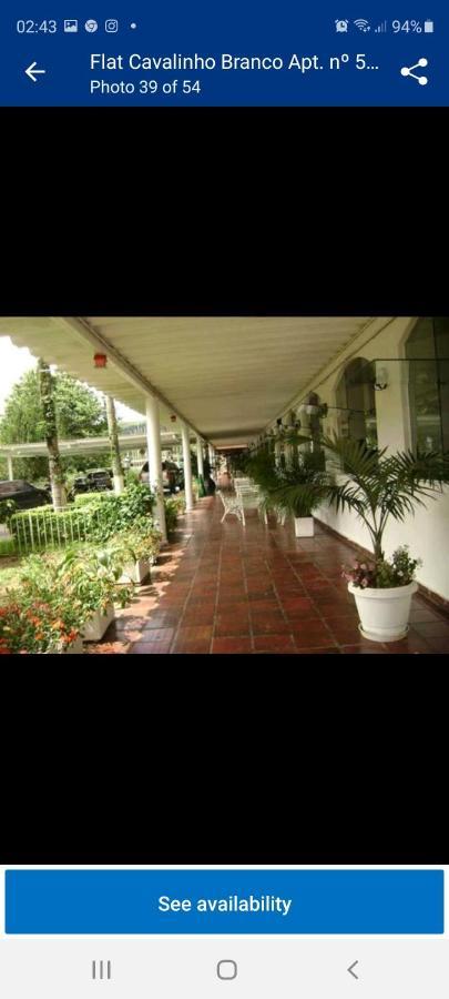 Flat No Hotel Cavalinho Branco Águas de Lindóia Bagian luar foto