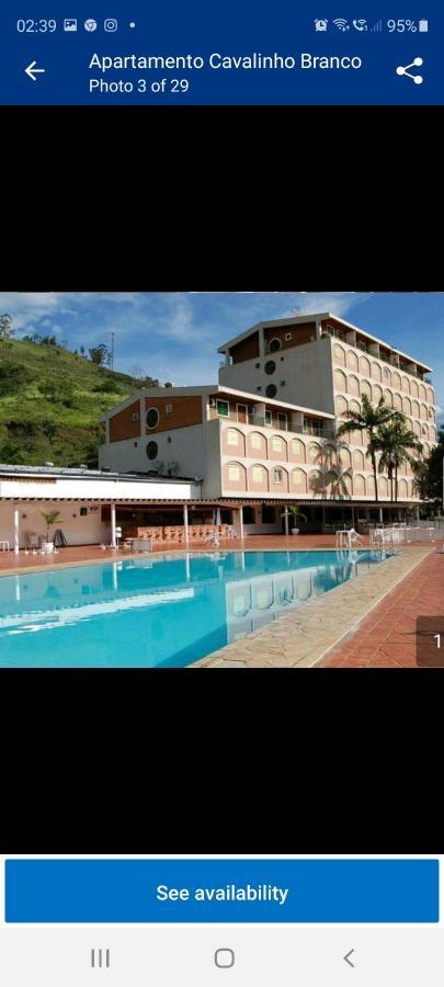 Flat No Hotel Cavalinho Branco Águas de Lindóia Bagian luar foto